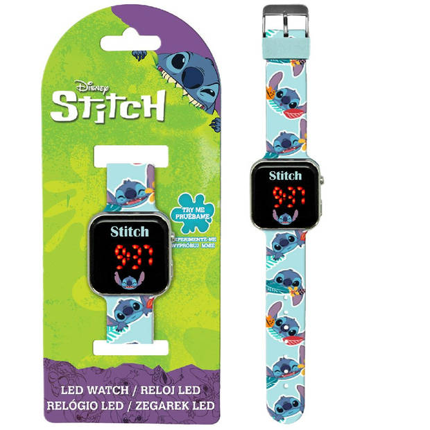 Disney Stitch LED Horloge