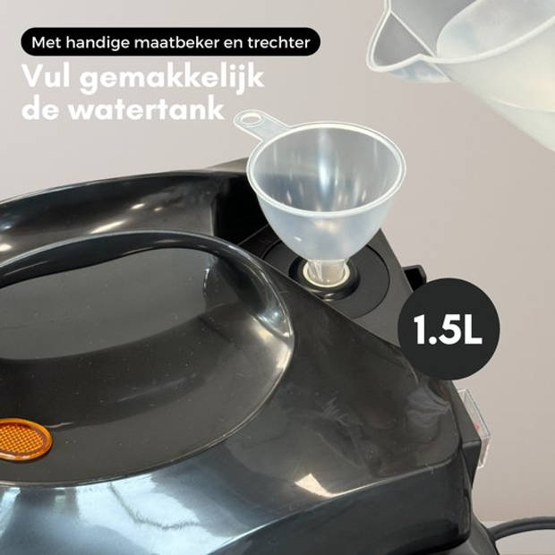 STEAM-IT Pro 14-1 Stoomreiniger én Handstomer - Voor Alles Geschikt - Stalen Boiler Extra Kracht