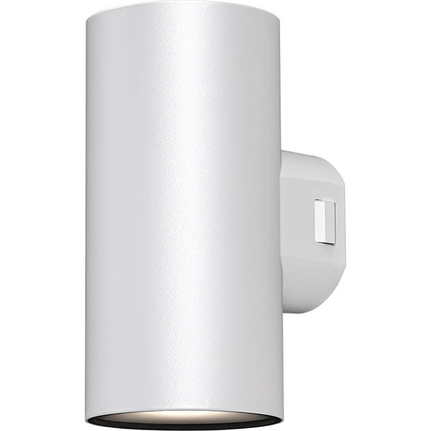 LED Wandlamp - Brinton Victa - Up & Down - 18W 1780lm - Warm Wit 3000K - Voor Buiten en Binnen - Waterdicht IP65 - Rond