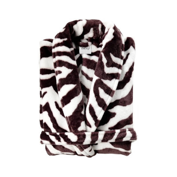 Isleep Badjas Zebra - Bruin - M