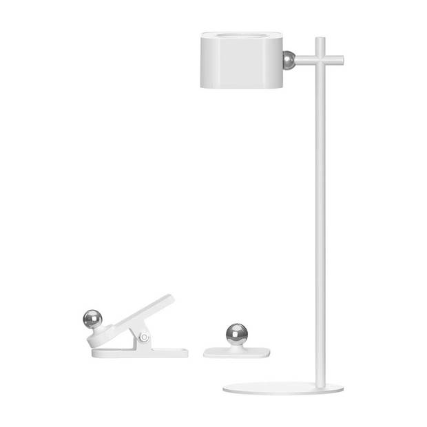 V-TAC VT-10115-W Tafellampen - Oplaadbare Tafellampen - IP20 - Wit - 3 Watt - 300 Lumen - 3IN1