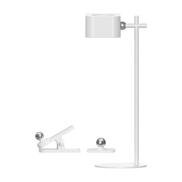 V-TAC VT-10115-W Tafellampen - Oplaadbare Tafellampen - IP20 - Wit - 3 Watt - 300 Lumen - 3IN1