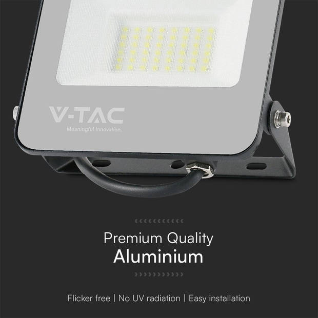 V-TAC VT-44034 LED schijnwerpers - IP65 - Zwart - 30 Watt - 2310 Lumen - RGB+6500K