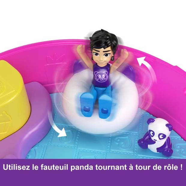 Polly Pocket-Panda Bubble Tea-Box met 2 minifiguren en panda HWN95