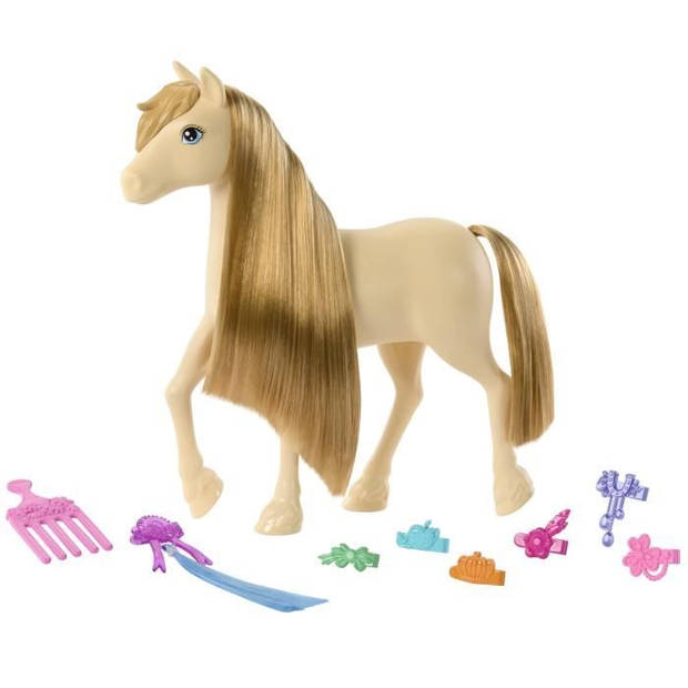 Barbie – Barbie Mysteries: The Great Horse Chase-Pony en accessoires HXJ36