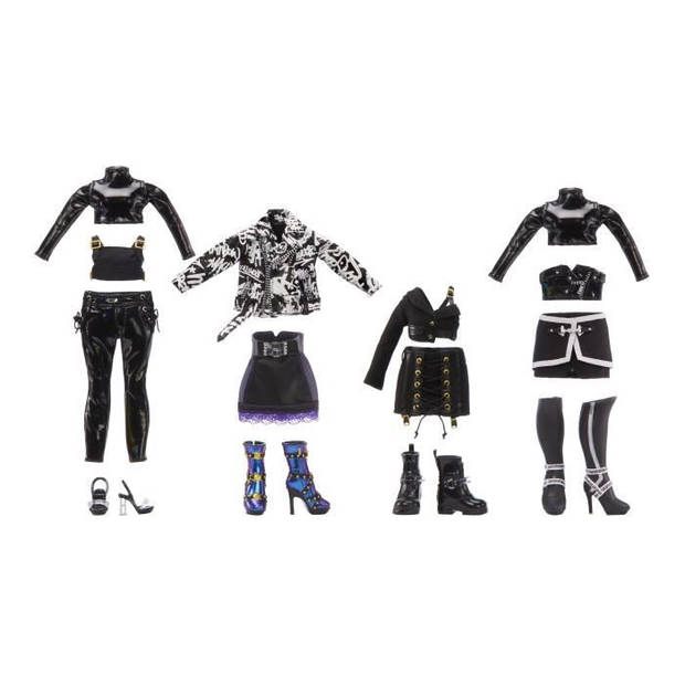 Rainbow High - Shadow High - Ainsley Slater - Modepop van 27 cm met 3 outfits en accessoires - van 6 tot 12 jaar oud