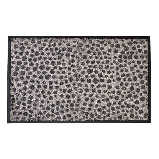 MD Entree - Deurmat - Schoonloopmat - Soft & Design - Dots natural - 55 x 90 cm