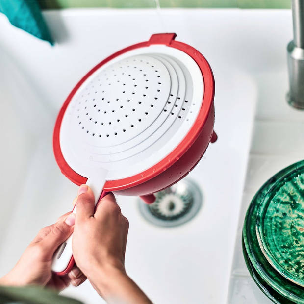 Tupperware Double Colander - 2 Delig - Dubbele Zeef