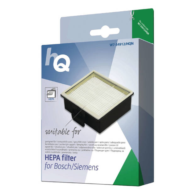 HQ Hq W7-54912-HQN Actieve Hepa-filter Bosch/siemens