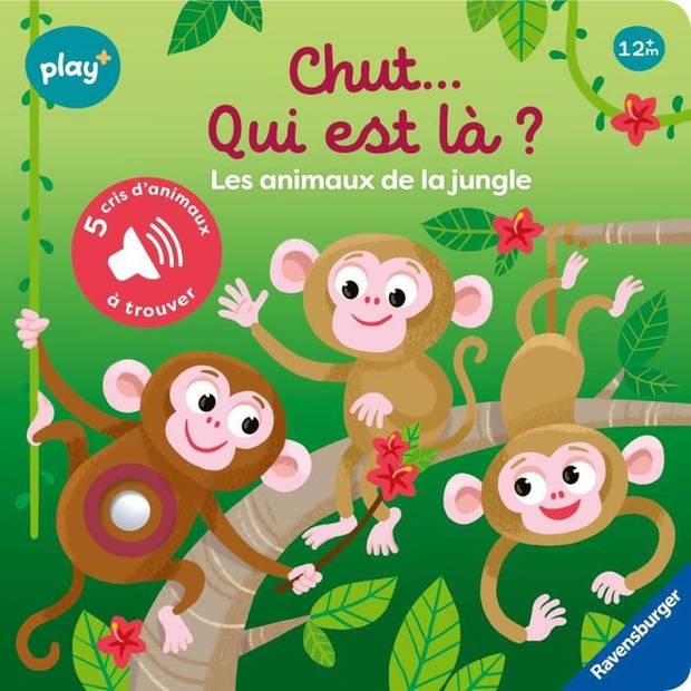 Ravensburger - Play + - Mijn 1e luisterboek Zoek en vind - Shh wie is daar? Wilde dieren - 13099033