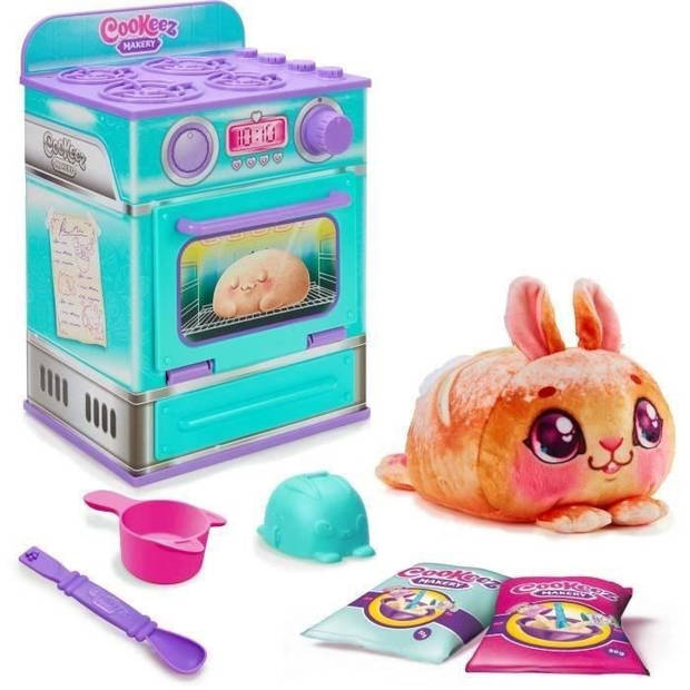 Fabrique a Pâtisserie Bleue - MOOSE TOYS - COOKEEZ MAKERY - Interactieve oven, geurknuffel en accessoires