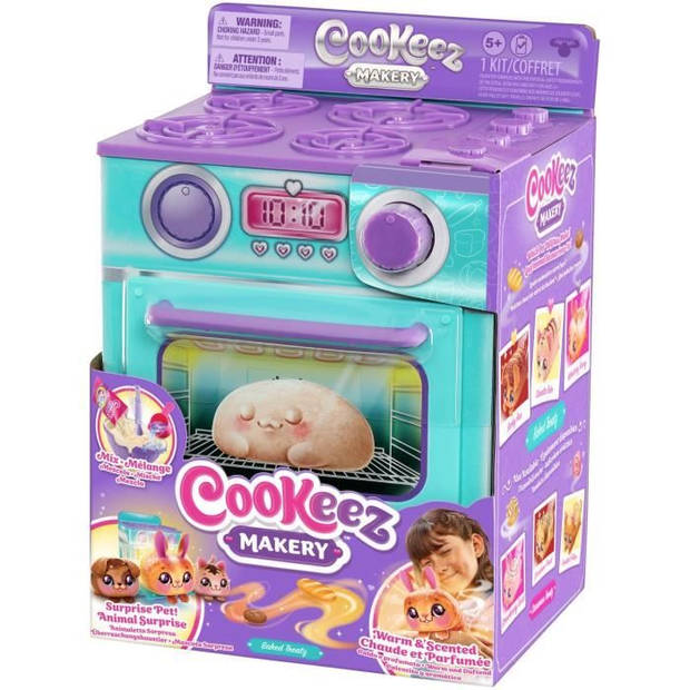 Fabrique a Pâtisserie Bleue - MOOSE TOYS - COOKEEZ MAKERY - Interactieve oven, geurknuffel en accessoires