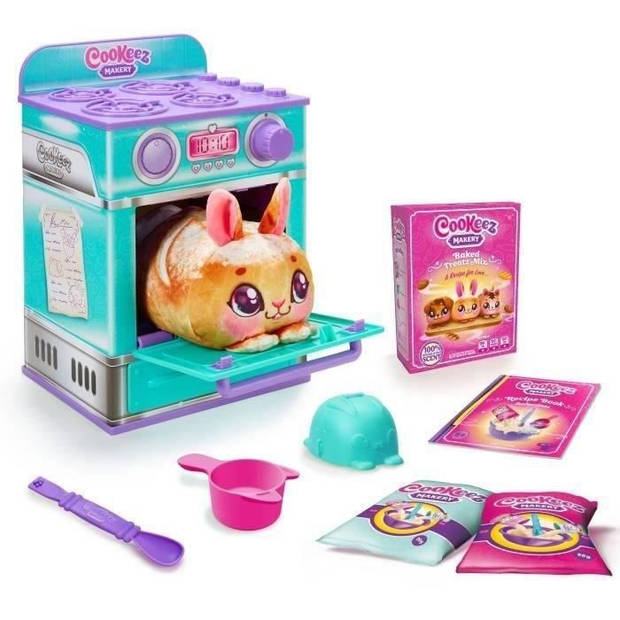 Fabrique a Pâtisserie Bleue - MOOSE TOYS - COOKEEZ MAKERY - Interactieve oven, geurknuffel en accessoires