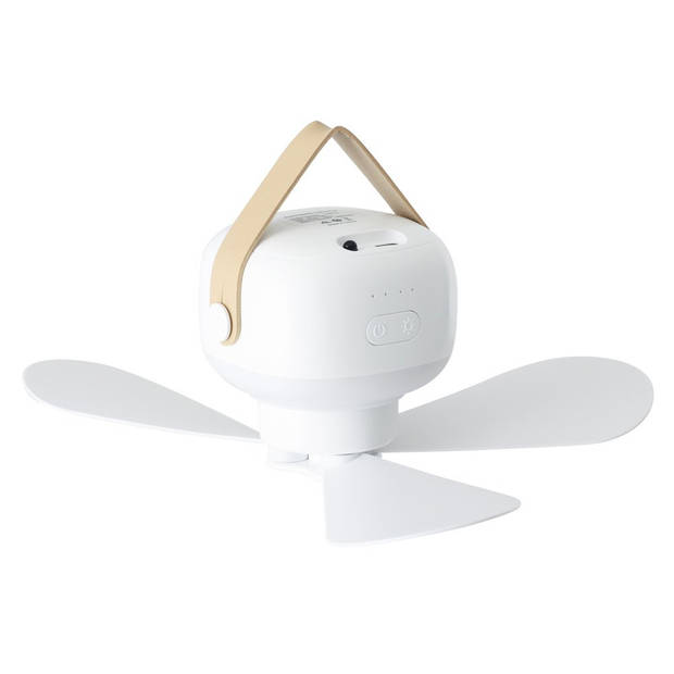 Draagbare Plafondventilator - Portable Ceiling Fan Wit