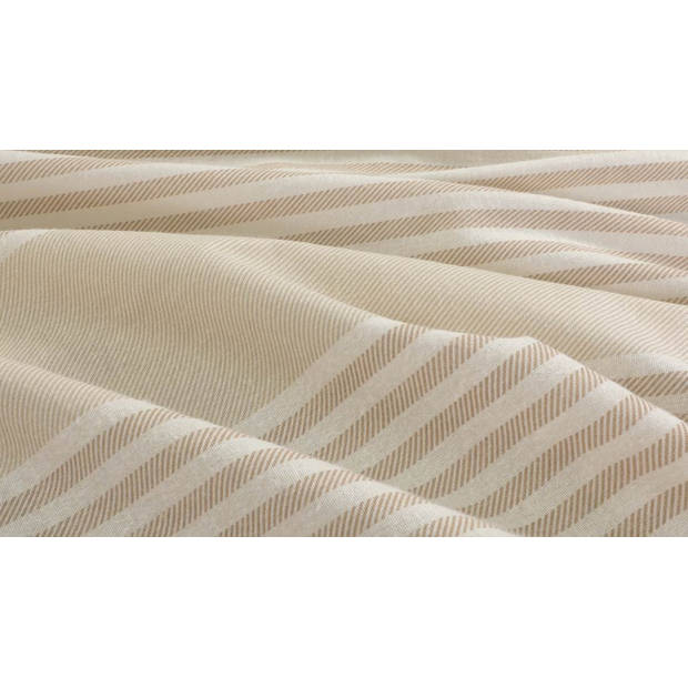 Day Dream Davos - Flanel - Dekbedovertrek - Tweepersoons - 200x200/220 cm - Beige