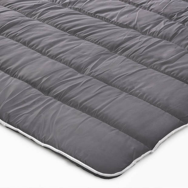 Zavelo Easy All-in-one-Dekbed Antraciet-1-persoons (140x200 cm)