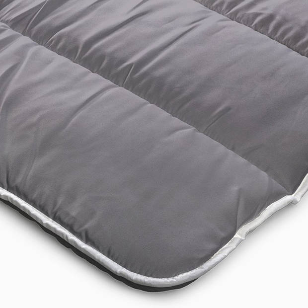 Zavelo Easy All-in-one-Dekbed Antraciet-1-persoons (140x200 cm)