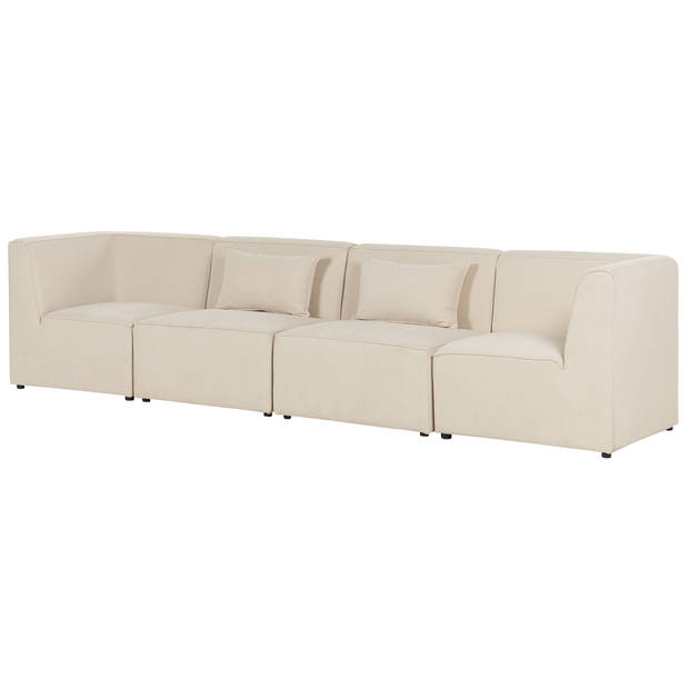 Beliani LEMVIG - Modulaire Sofa-Beige-Corduroy