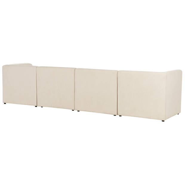 Beliani LEMVIG - Modulaire Sofa-Beige-Corduroy