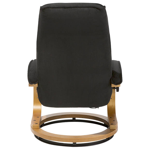 Beliani HERO - TV-fauteuil-Zwart-Polyester