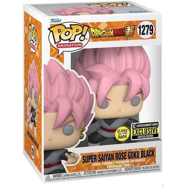 Pop Animation: Dragon Ball Super - Super Saiyan Rose Goku Black (Glow in the Dark) Funko Pop #1279