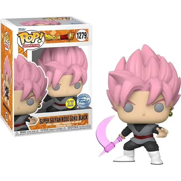 Pop Animation: Dragon Ball Super - Super Saiyan Rose Goku Black (Glow in the Dark) Funko Pop #1279