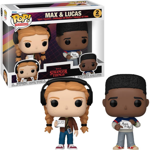 Pop Television: Stranger Things - Max & Lucas - Funko Pop 2-Pack