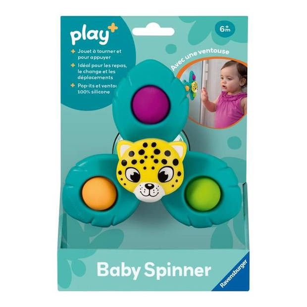 Ravensburger -PLAY+ - Baby Spinner luipaard - Vanaf 6 maanden - Franse versie - 34012