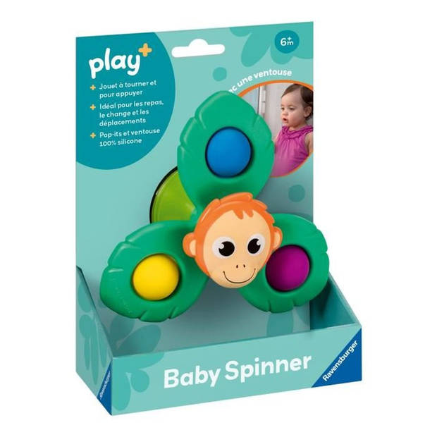 Ravensburger -PLAY+ - Baby Spinner orang-oetan - Vanaf 6 maanden - Franse versie - 34011