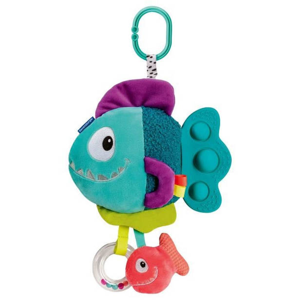 Ravensburger -PLAY+ - Blauwe piranha pop-it knuffel - Vanaf de geboorte - Franse versie - 34016