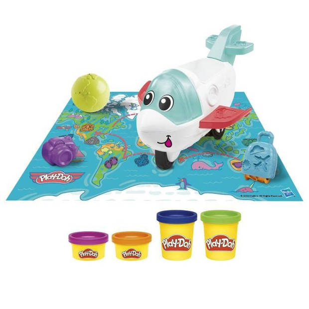 Play-Doh, Starters My Plane of Discovery-set, kleuterspeelgoed voor meisjes en jongens met vliegtuig, vanaf 3 jaar