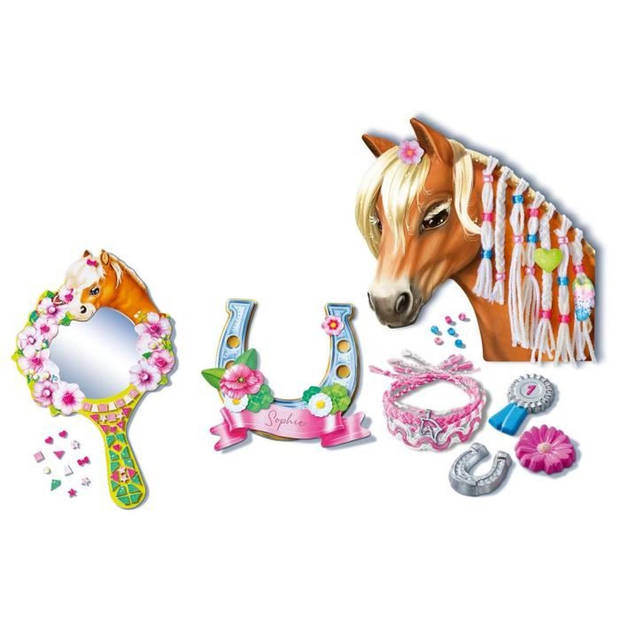 Ravensburger-Be Creative Horse – Multi-activiteitenpakket paarden – 10 creaties – Ontspannende en creatieve activiteit –