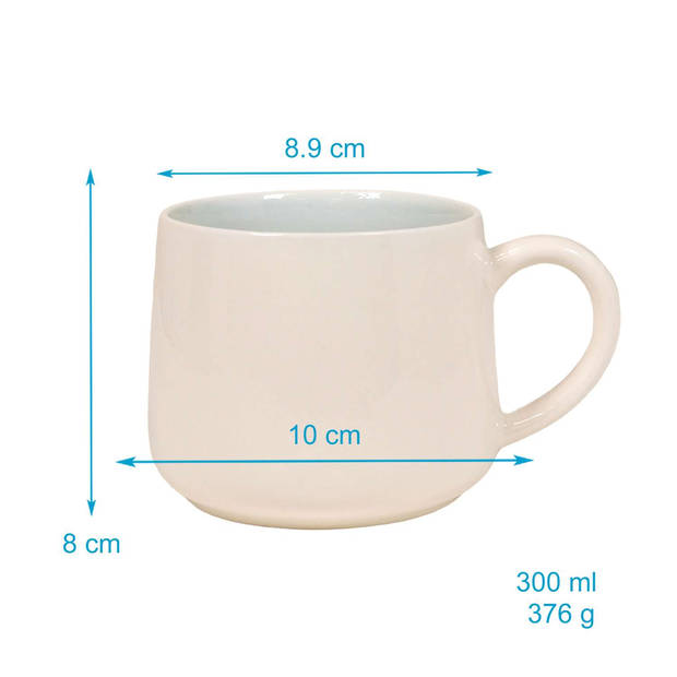 Intirilife koffiemok, 3d theemok met leeuw - vulcapaciteit van 300 ml - keramische mok, tekenfilm, leuk cadeau, kop