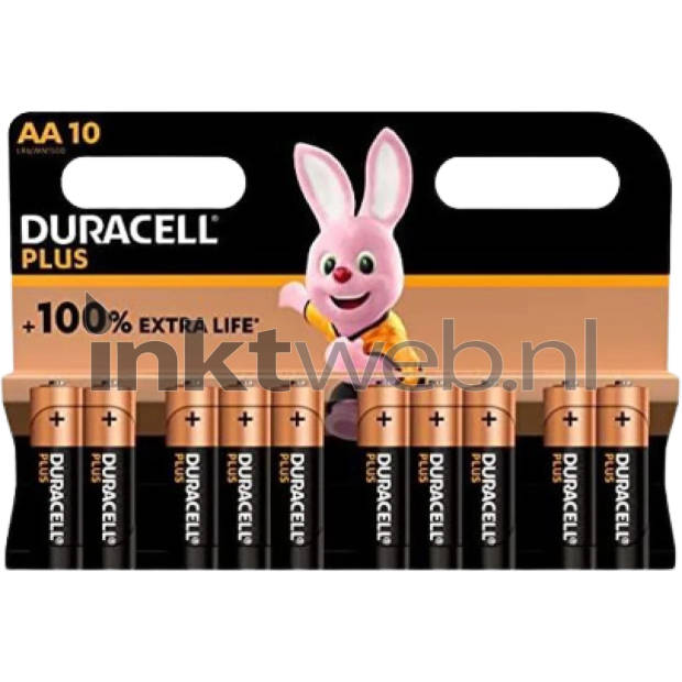 Duracell Alkaline Mignon AA LR06 1.5V Plus(10-Pack) batterijen