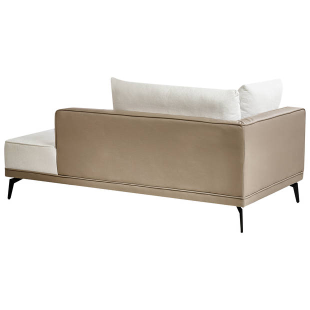 Beliani MYKEN - Modulaire Sofa-Wit-Polyester