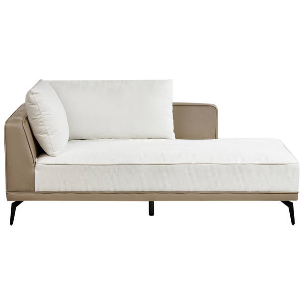 Beliani MYKEN - Modulaire Sofa-Wit-Polyester