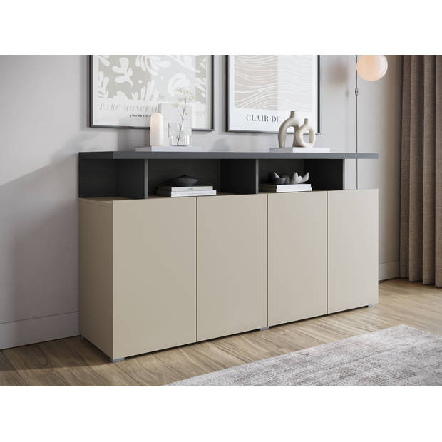 Meubella Dressoir Sekai - Beige - 153 cm