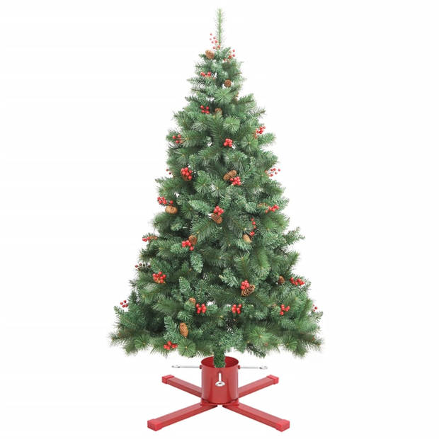 vidaXL Kerstboomstandaard 61x61x15,5 cm rood