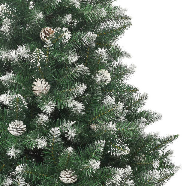 vidaXL Kunstkerstboom met standaard 210 cm PVC