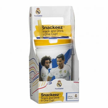 Snackeez Real Madrid Drinkbeker en snackbox in 1