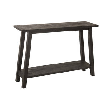 J-line - Console Vierkant Mango Hout Zwart - 120x35x83cm