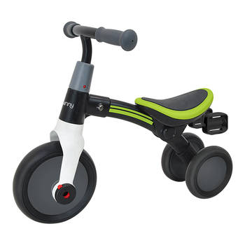 Sunny Walker 2-in-1 2000 Loopfiets voor Kinderen van Gepoedercoat Staal Voor Binnen &Buiten