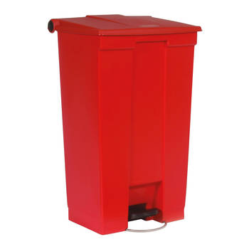 Rubbermaid - Step-On Classic container 87 liter - Polyethylene - rood