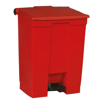 Rubbermaid - Step-On Classic container 68 liter - Polyethylene - rood