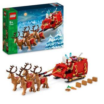 LEGO 40499 Kerstman's Slee - Bouwset voor kinderen vanaf 9 jaar