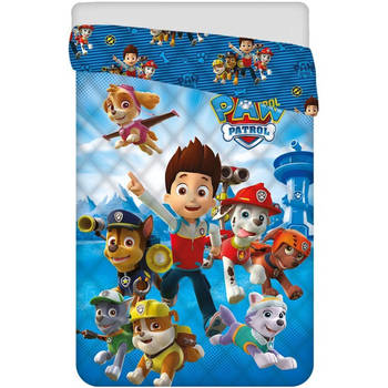 PAW Patrol Sprei, Heroes - Eenpersoons - 140 x 200 cm - Polyester