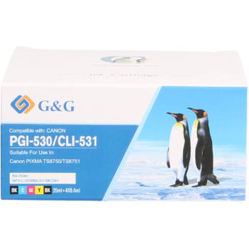 Huismerk Canon PGI-530 / CLI-531 Multipack zwart en kleur cartridge