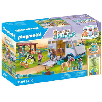 PLAYMOBIL 71493 Paard- en ponywagen met omheining