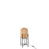 J-line - Lamp Op Voet Bamboo Naturel Small - 24.5x24.5x53cm