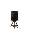 J-line - Lamp Takken Arthur Hout Bruin Small - 32x32x61cm